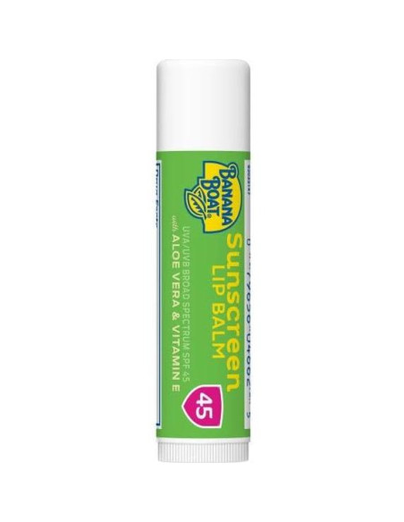 Bálsamo Labial Solar Banana Boat Aloe Vera SPF 45 - 3 Unidades