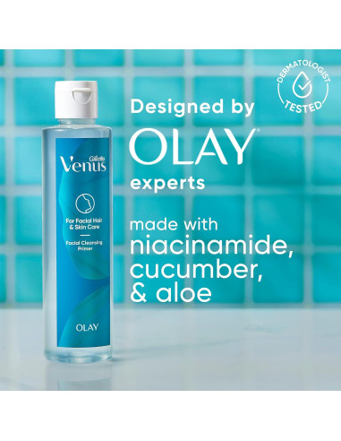 Gillette Venus Primer Facial 190ml - Limpieza y Dermaplaning