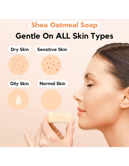 Jabón Natural de Avena ECO ROOTS - Hidratante 340g - 3 Pack