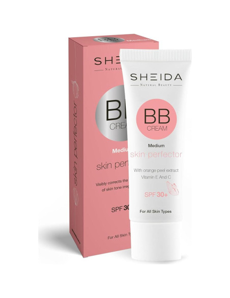 BB Cream Sheida Extra Ligera SPF 30+ con Vitamina E y C