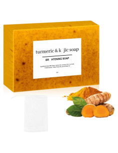 Jabón de Limón y Cúrcuma Weizhansushangmao 45g Hidratante