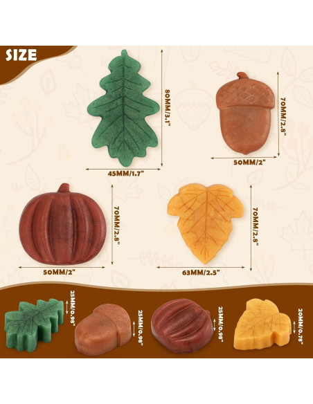 Juego de Jabones Aromatizados de Otoño Distaratie - Hechos a Mano