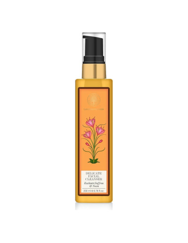 Limpiador Facial Delicado Forest Essentials 200ml Azafrán y Neem