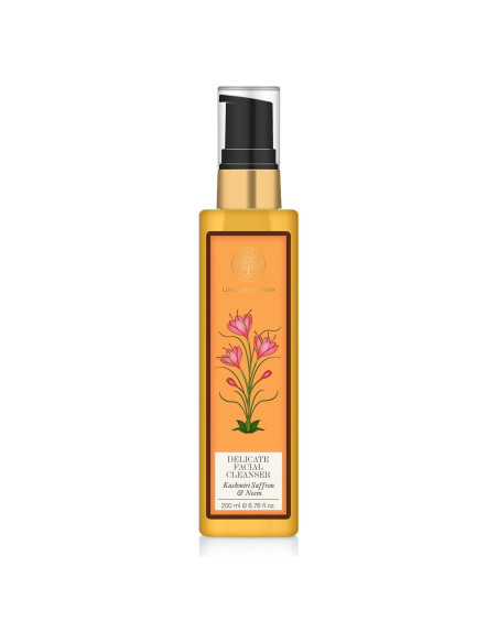 Limpiador Facial Delicado Forest Essentials 200ml Azafrán y Neem