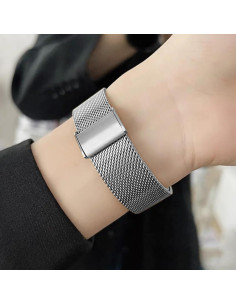 Reloj Inteligente para Mujeres Homailida W02 Plata 1.2" Fitness 2