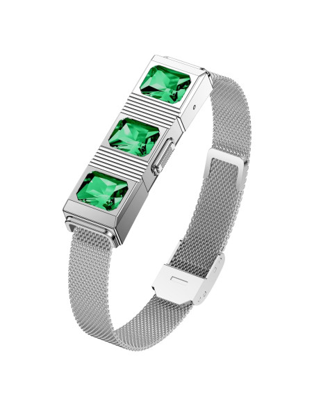 Pulsera Inteligente Mingtawn Plata para Mujeres - Salud y Fitness