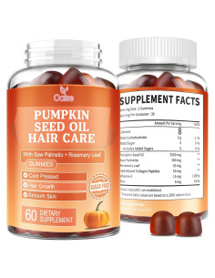 Gomitas Veganas OALSE de Aceite de Semilla de Calabaza 3500mg - 60 Unidades