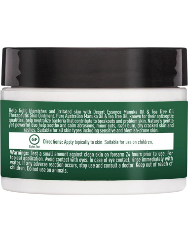 Ungüento Terapéutico Desert Essence Manuka 29.5 mL - Alivia Piel Irritada