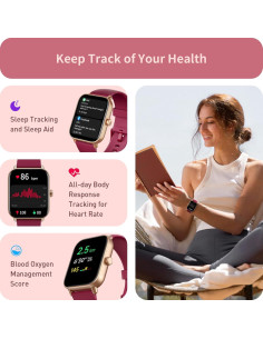 Reloj Inteligente Gydom 1.8" Fitness con Monitoreo de Salud 2