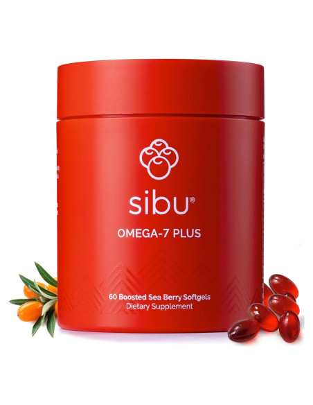 Sibu Omega-7 Plus Aceite de Espino Marino 60 Cápsulas Blandas