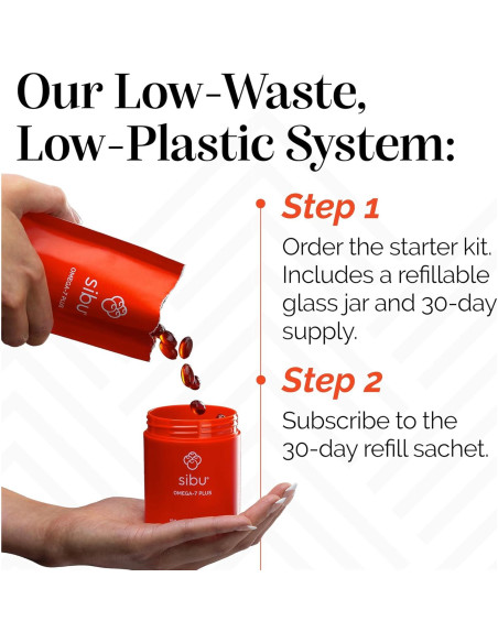 Sibu Omega-7 Plus Aceite de Espino Marino 60 Cápsulas Blandas