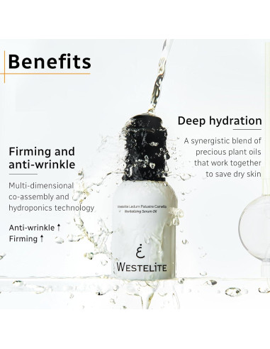 Conjunto Cuidado Piel Antiarrugas WESTELiTE - Aceite 29.57ml + Crema 48.19g