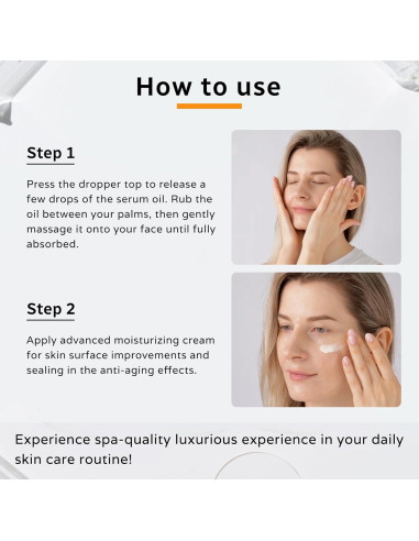 Conjunto Cuidado Piel Antiarrugas WESTELiTE - Aceite 29.57ml + Crema 48.19g