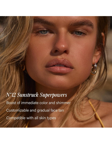 Gotas Bronceadoras para la Cara Lux Unfiltered N12 Sunstruck - Veganas
