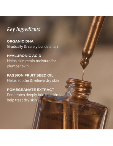 Gotas Bronceadoras para la Cara Lux Unfiltered N12 Sunstruck - Veganas