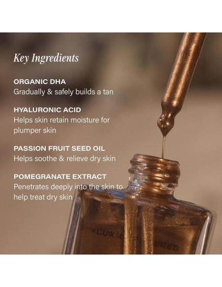 Gotas Bronceadoras para la Cara Lux Unfiltered N12 Sunstruck - Veganas