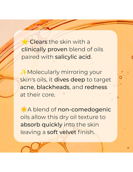 Aceite Facial Aclarador Murmure 28.35 ml - Ácido Salicílico