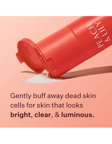 Pulidor Facial Peach & Lily Glass Skin 149g - Piel Brillante