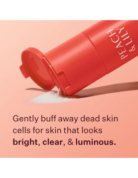 Pulidor Facial Peach & Lily Glass Skin 149g - Piel Brillante