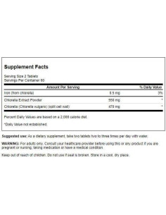Chlorella Swanson 275 mg 120 Tabletas - Suplemento Natural 2