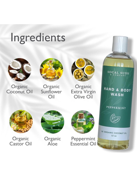 Jabón Líquido Orgánico SoCal Suds 355ml - Hierba Limón