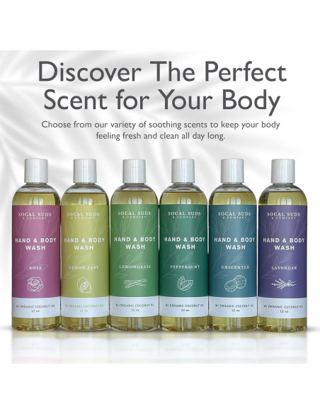 Jabón Líquido Orgánico SoCal Suds 355ml - Hierba Limón