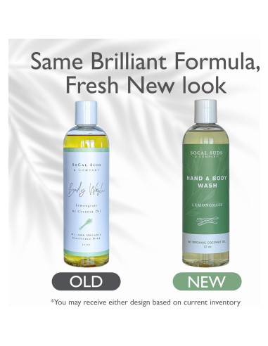 Jabón Líquido Orgánico SoCal Suds 355ml - Hierba Limón