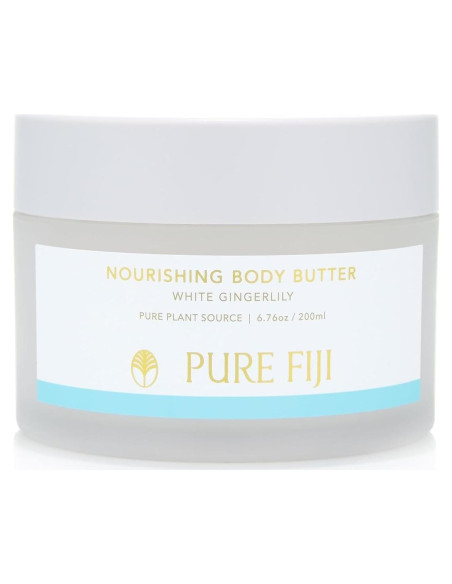Manteca Hidratante Corporal Pure Fiji 200 ml - Aceite de Coco, Jengibre Blanco