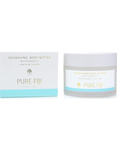 Manteca Hidratante Corporal Pure Fiji 200 ml - Aceite de Coco, Jengibre Blanco