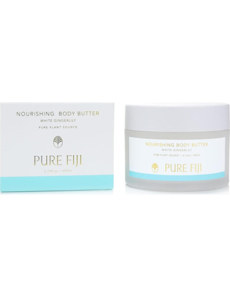 Manteca Hidratante Corporal Pure Fiji 200 ml - Aceite de Coco, Jengibre Blanco