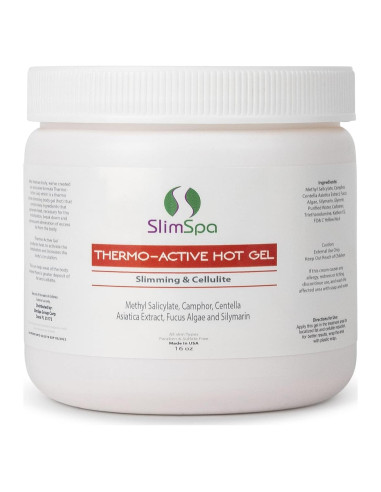 Gel Caliente Termo-Activo SlimSpa 473ml - Eliminador de Celulitis