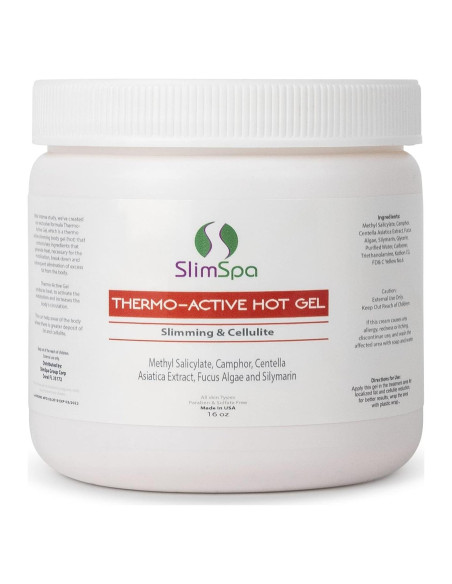 Gel Caliente Termo-Activo SlimSpa 473ml - Eliminador de Celulitis