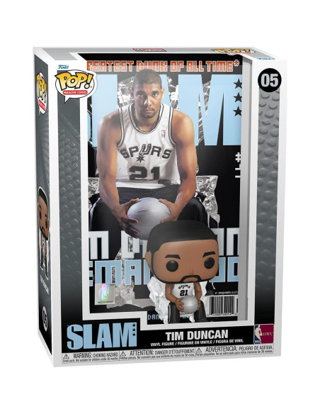 Figura Pop! Tim Duncan SLAM 61462 NBA San Antonio Spurs Figura Pop! Tim Duncan SLAM 61462 NBA San Antonio Spurs