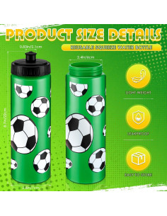 Botella de Agua Reutilizable Skybooly 20 oz para Deportes 2