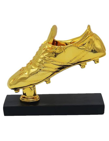 Trofeo Balón de Oro Genérico - Memorabilia de Fútbol 26x23.5cm