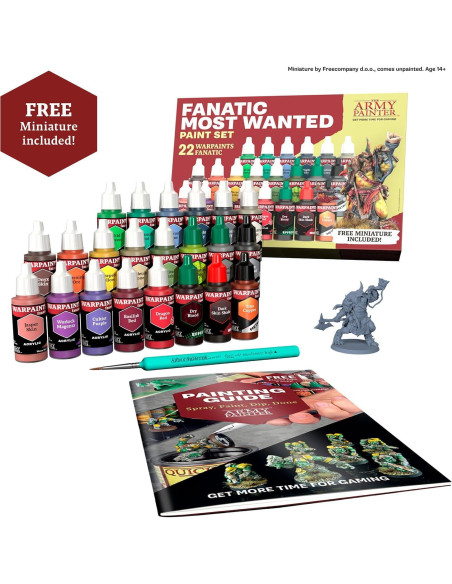 Conjunto de Pintura Acrílica Warpaints Fanatic 22 x 18ml