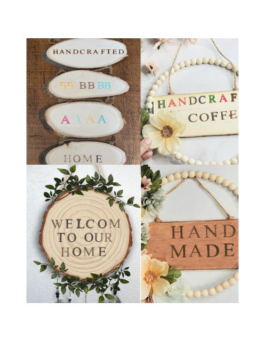 36 Piezas Letras y Números de Latón para Hierro de Marca 60W