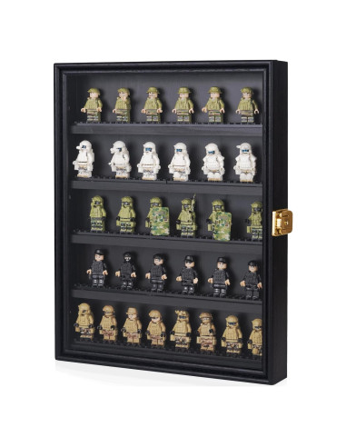 Caja de Exhibición de Minifiguras WodGod 35.56x27.94 cm con Cerradura