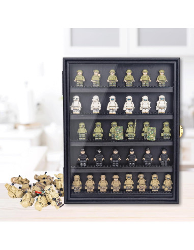 Caja de Exhibición de Minifiguras WodGod 35.56x27.94 cm con Cerradura