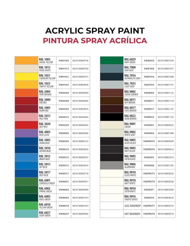 Pintura en aerosol acrílica Ambro-Sol V4006018 400ml Verde Amarillo