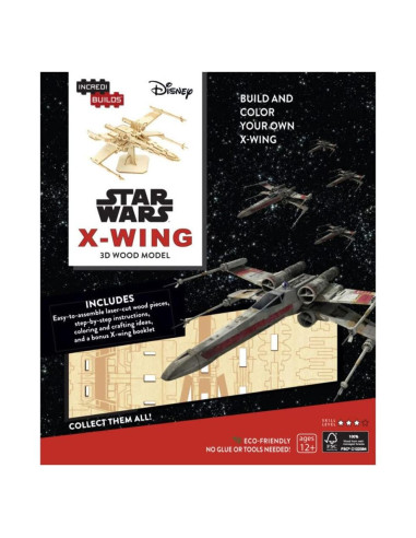 Modelo 3D de Madera X-Wing Star Wars Insight Editions
