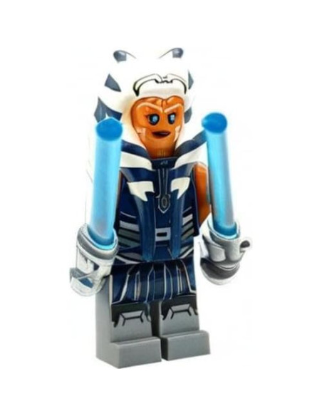LEGO Star Wars Ahsoka Tano Minifigura con Sables de Luz
