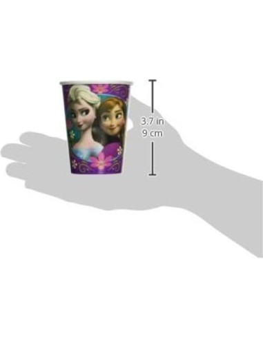 Tazas de Papel Disney Frozen 9oz Hallmark 8 Unidades