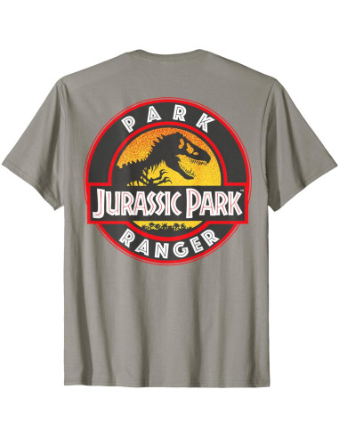 Camiseta Gráfica Oficial Jurassic Park para Hombres - Ligera