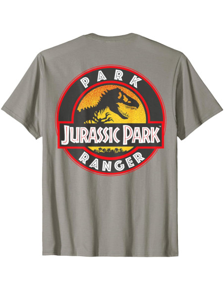 Camiseta Gráfica Oficial Jurassic Park para Hombres - Ligera