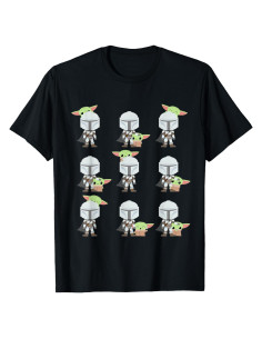 Camiseta Star Wars The Mandalorian Mando y Niño