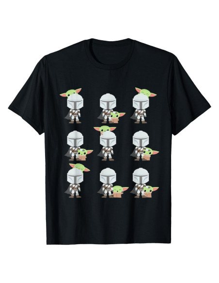 Camiseta Star Wars The Mandalorian Mando y Niño
