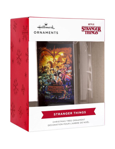 Adorno Navideño Hallmark Stranger Things Retro 3.81x7.62 cm