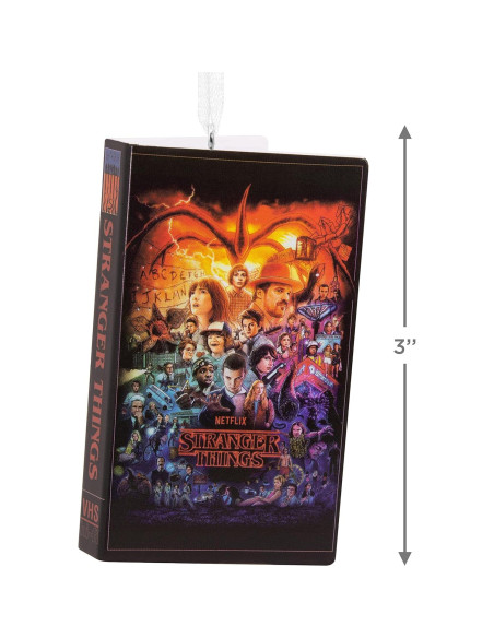 Adorno Navideño Hallmark Stranger Things Retro 3.81x7.62 cm