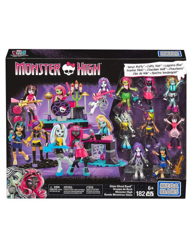 Mega Bloks Monster High Glam Ghoul Band Kit de Construcción